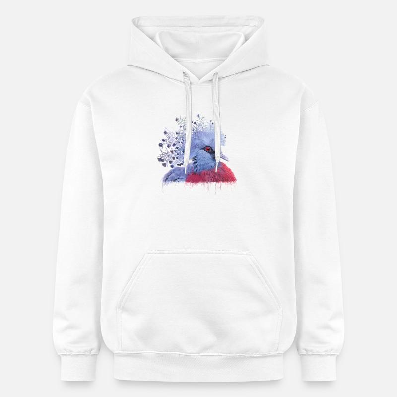 Krontaube - Gildan Unisex Softstyle® Midweight Hoodie - Weiß