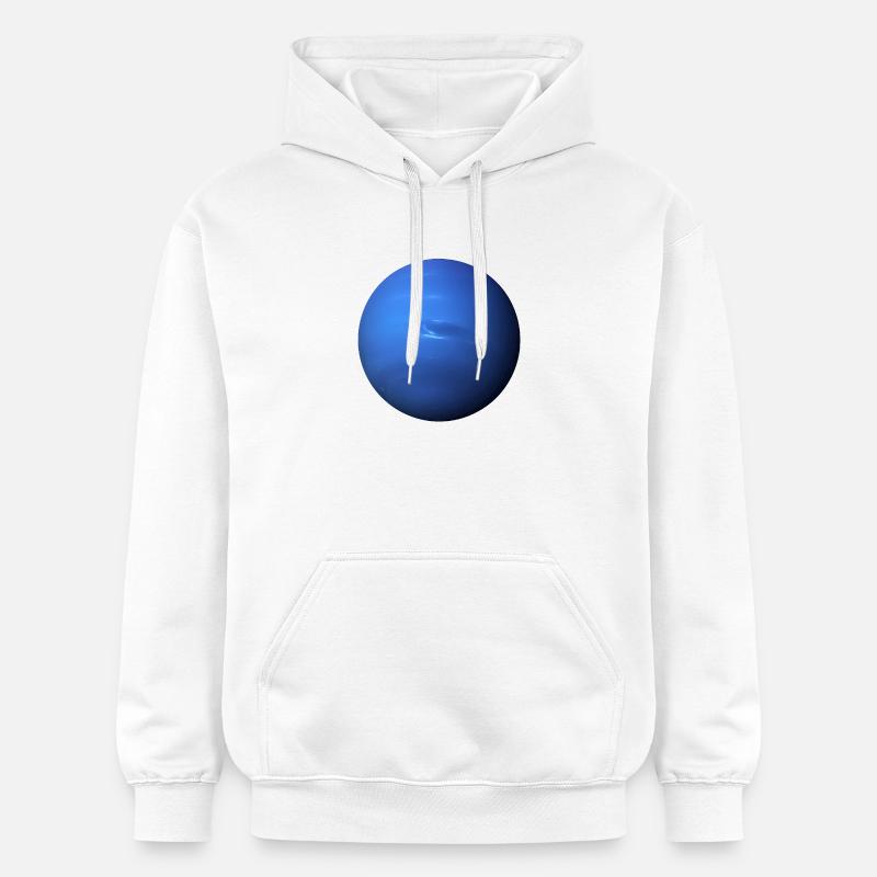 Neptune - Planète Neptune - Sweat à capuche Softstyle® Gildan Unisexe - blanc