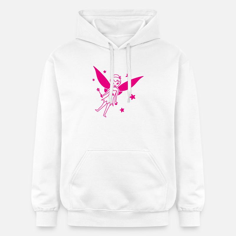 Petite fée par Helfspawn - Sweat à capuche Softstyle® Gildan Unisexe - blanc