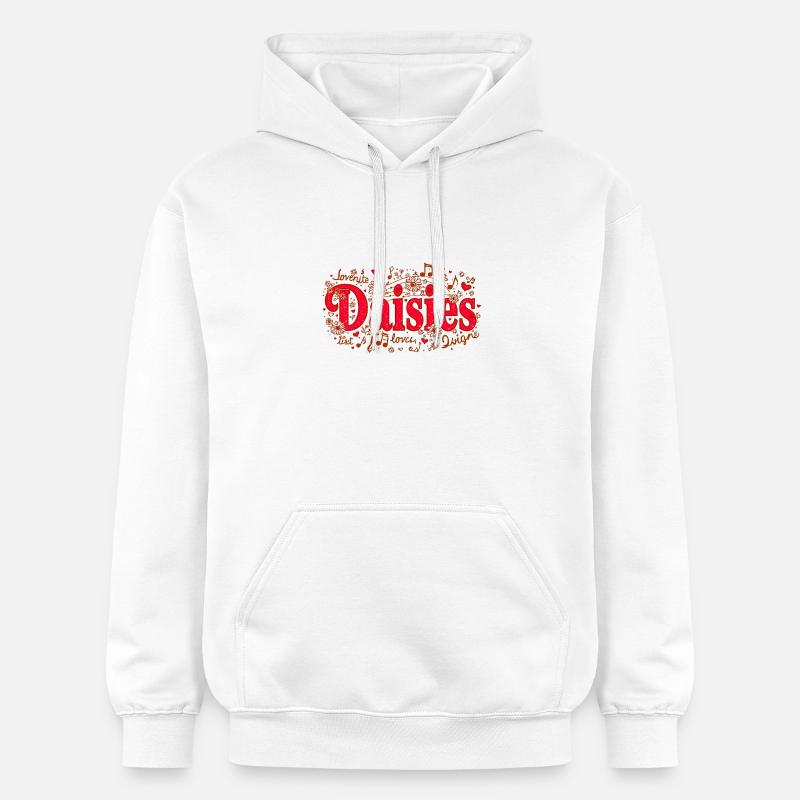 Conception de chansons de dames joyeuses - Sweat à capuche Softstyle® Gildan Unisexe - blanc