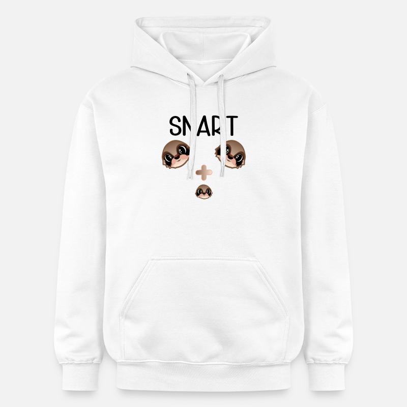 Bientôt un enfant - Sweat à capuche Softstyle® Gildan Unisexe - blanc