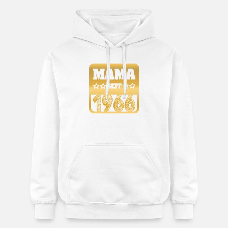 Maman 1966 - Sweat à capuche Softstyle® Gildan Unisexe - blanc