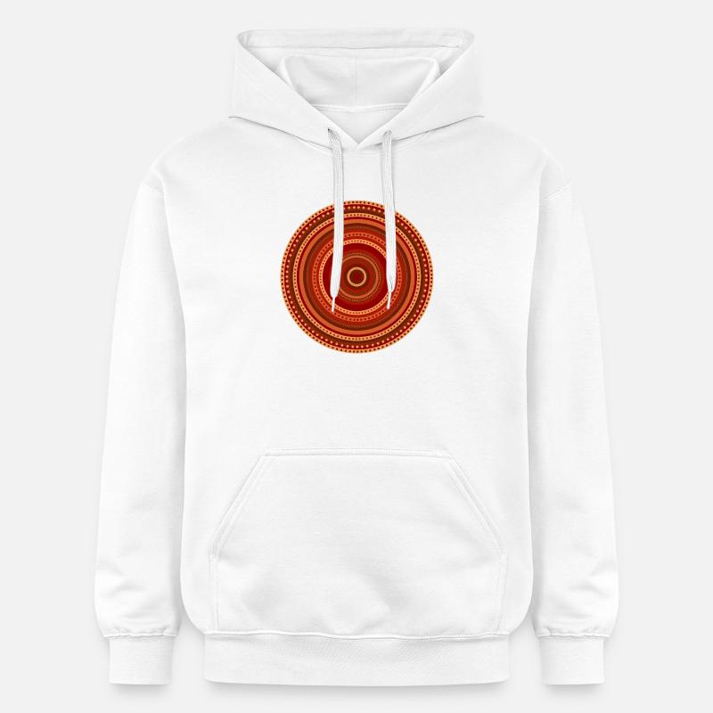 Mandala - Sweat à capuche Softstyle® Gildan Unisexe - blanc