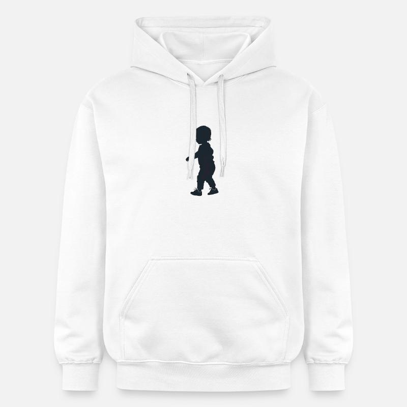 Bébé - Logo Cool Silhouette - Sweat à capuche Softstyle® Gildan Unisexe - blanc