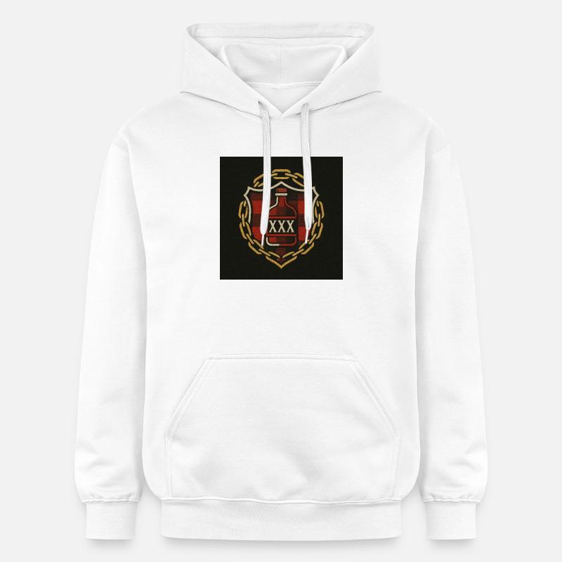 Le bouclier de GessælL - Sweat à capuche Softstyle® Gildan Unisexe - blanc