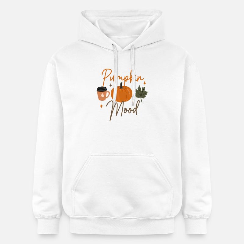 T-shirt à café d’automne Pumpkin Mood - Sweat à capuche Softstyle® Gildan Unisexe - blanc