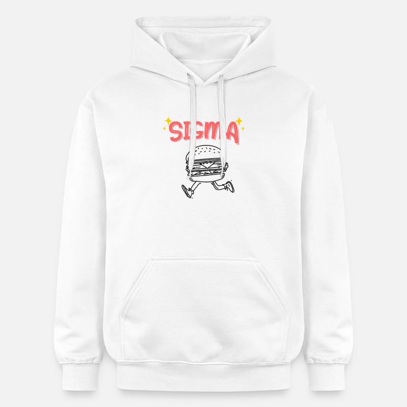 Sigma Burger Sprint - Sweat à capuche Softstyle® Gildan Unisexe - blanc