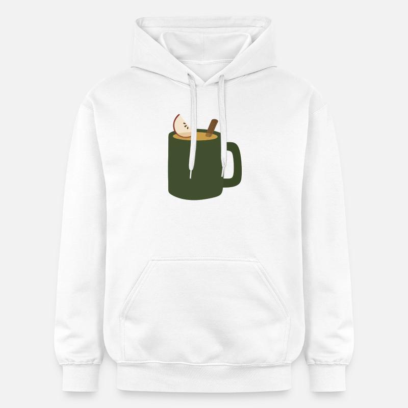 Tasse à cidre de pomme chaud - Sweat à capuche Softstyle® Gildan Unisexe - blanc