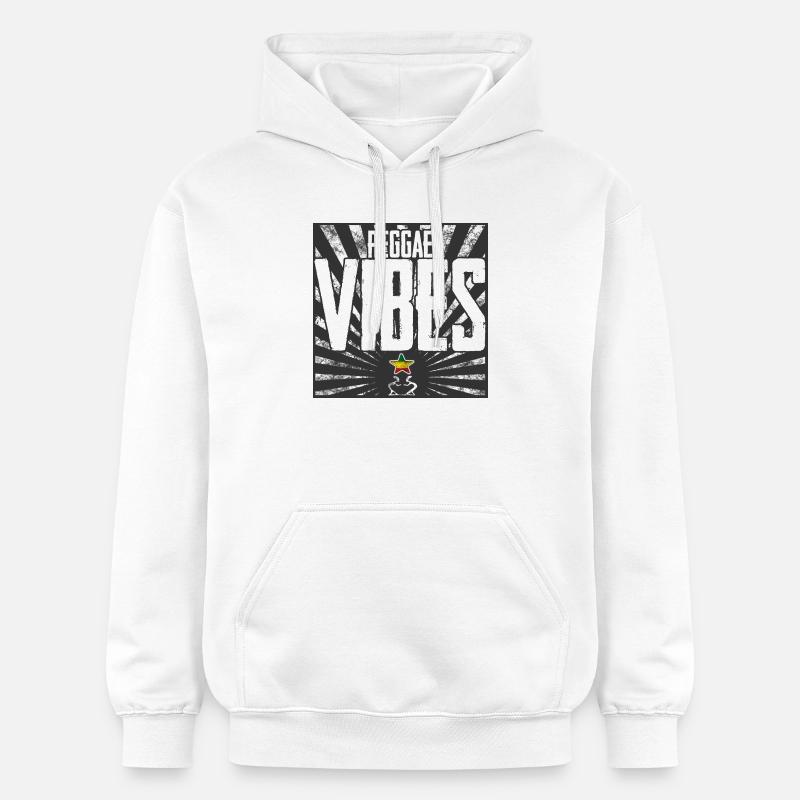 Conception Reggae Vibes - Sweat à capuche Softstyle® Gildan Unisexe - blanc