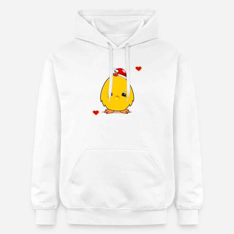 Weihnachtsküken Weihnachten Herz - Gildan Unisex Softstyle® Midweight Hoodie - Weiß