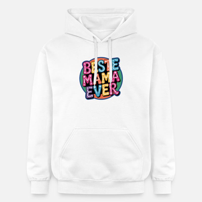 Meilleure maman de tous les temps - Sweat à capuche Softstyle® Gildan Unisexe - blanc