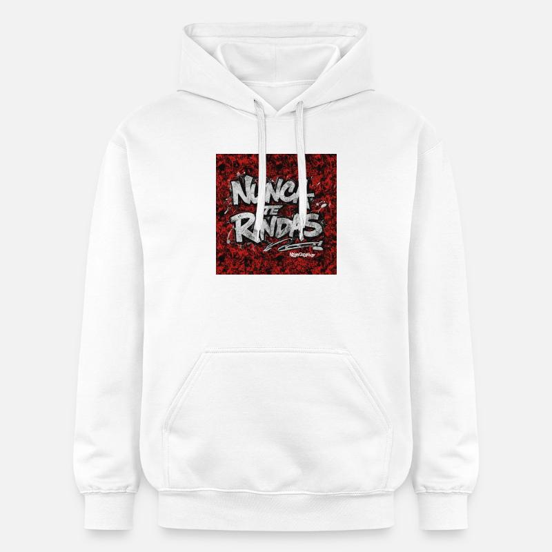 Jamais des Redditions du Graffiti - Sweat à capuche Softstyle® Gildan Unisexe - blanc