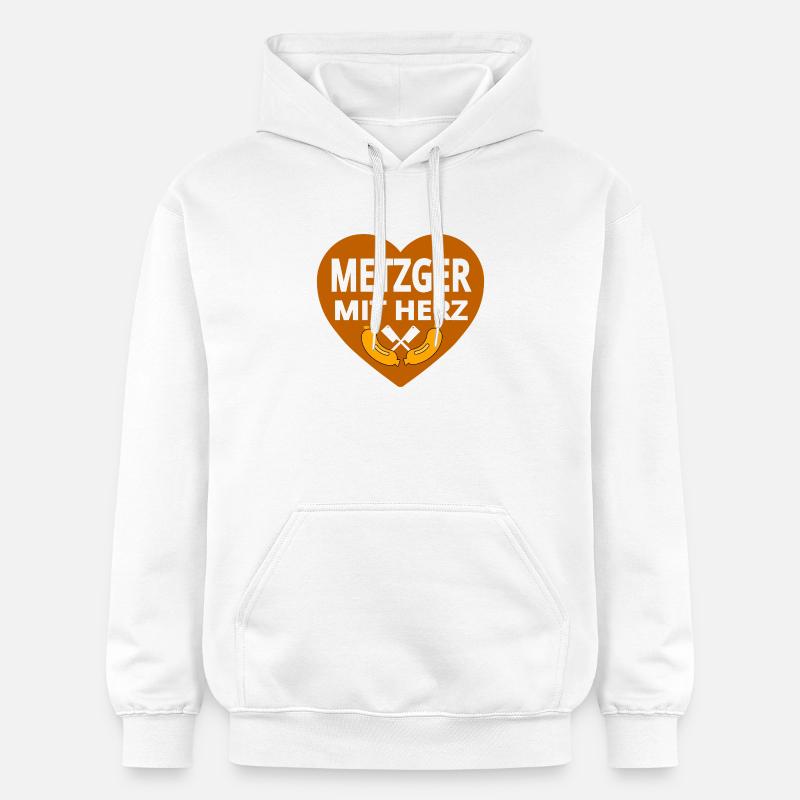 boucher - Sweat à capuche Softstyle® Gildan Unisexe - blanc