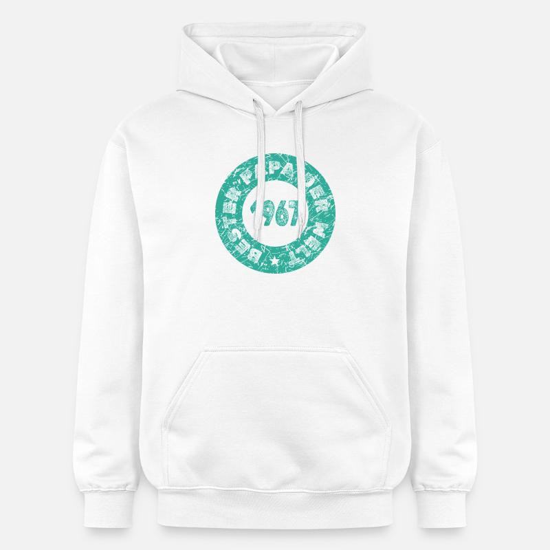 Charrette à main 1967 - Sweat à capuche Softstyle® Gildan Unisexe - blanc