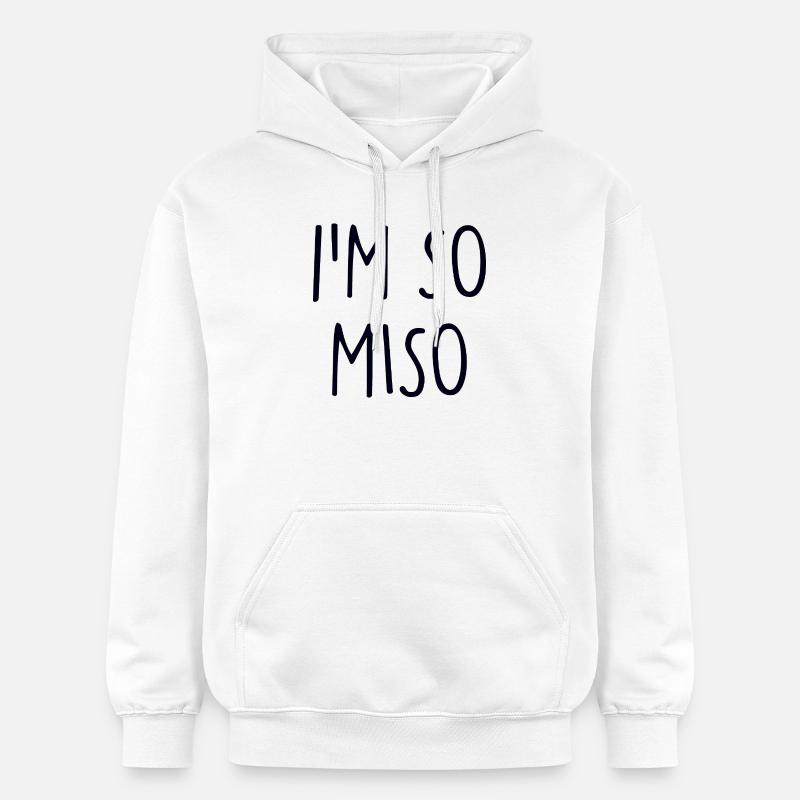 miso - Sweat à capuche Softstyle® Gildan Unisexe - blanc