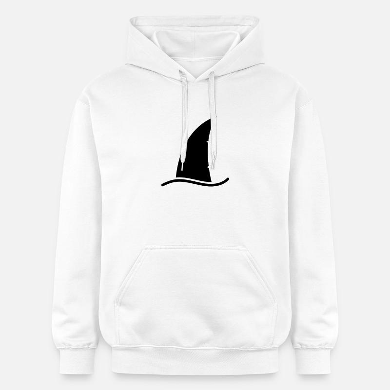Aileron de requin - Sweat à capuche Softstyle® Gildan Unisexe - blanc