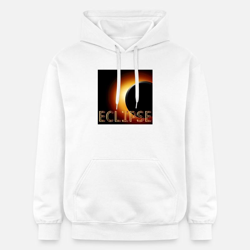 Total Solar Eclipse 2026 - Gildan Unisex Softstyle® Midweight Hoodie - white