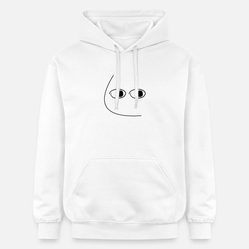 SideEye - Sweat à capuche Softstyle® Gildan Unisexe - blanc