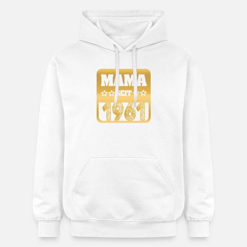 Mama 1961 - Sweat à capuche Softstyle® Gildan Unisexe - blanc