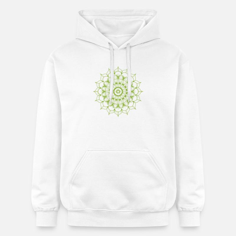 mandala - Sweat à capuche Softstyle® Gildan Unisexe - blanc