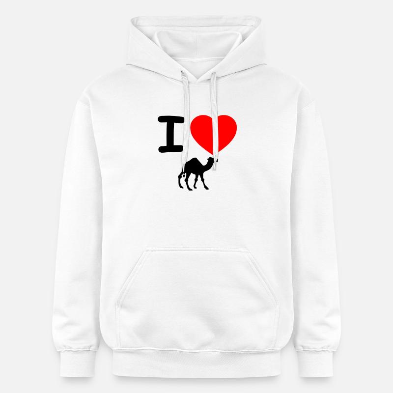 Dromadaire - Sweat à capuche Softstyle® Gildan Unisexe - blanc