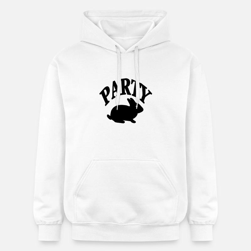 Parti - Sweat à capuche Softstyle® Gildan Unisexe - blanc