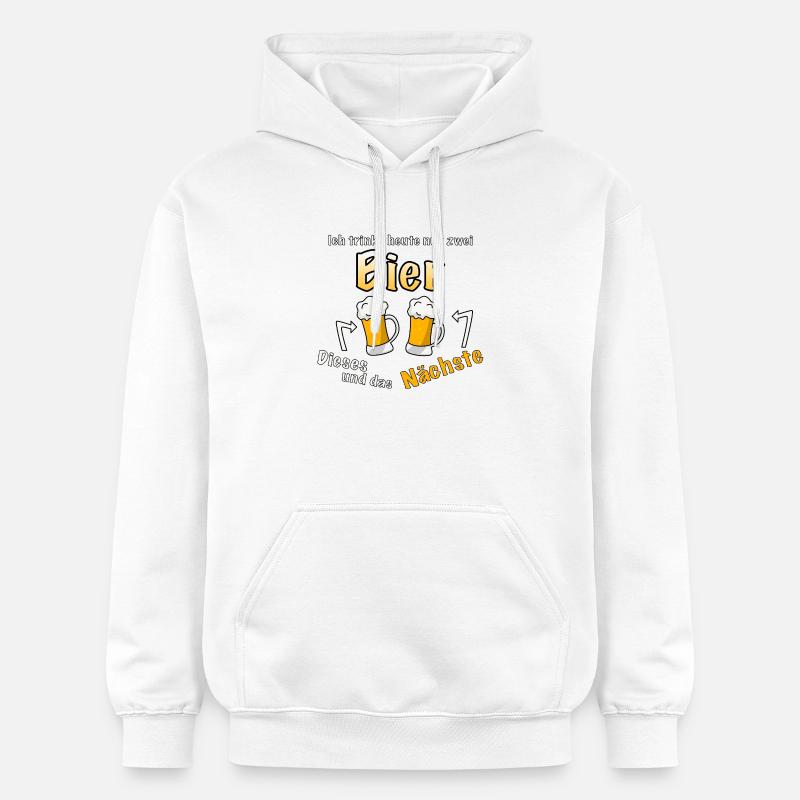 Noch ein Bier, bitte - Gildan Unisex Softstyle® Midweight Hoodie - Weiß