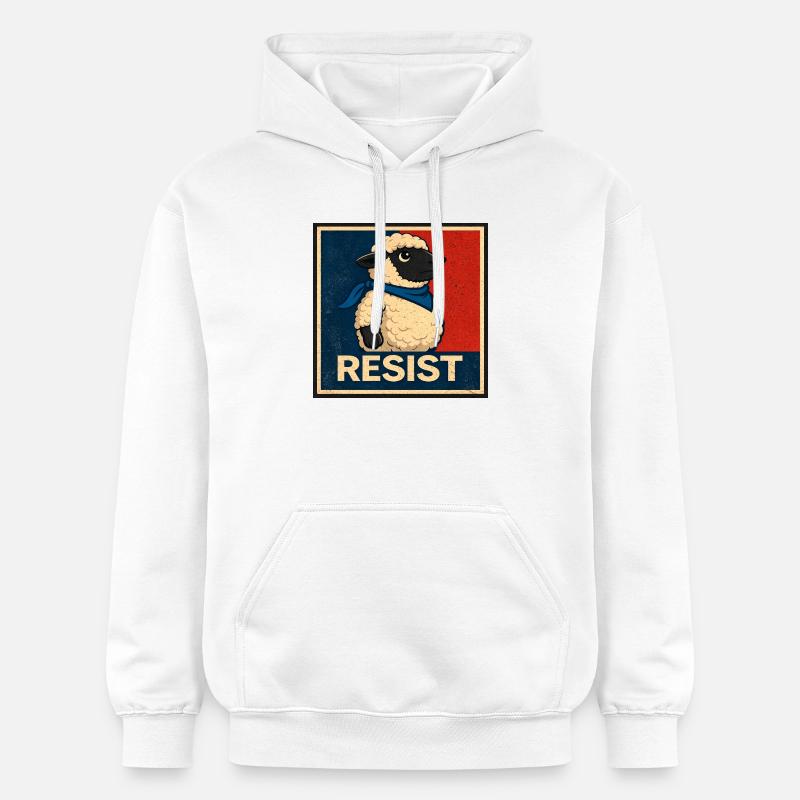Affiche Resistance Lamb - Sweat à capuche Softstyle® Gildan Unisexe - blanc