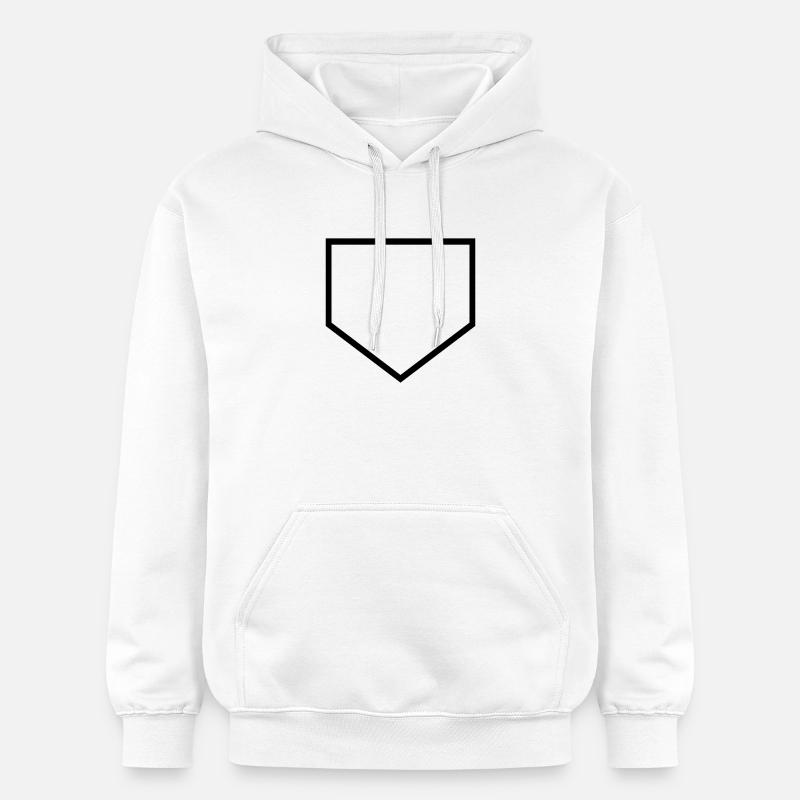 Marbre de baseball - Sweat à capuche Softstyle® Gildan Unisexe - blanc