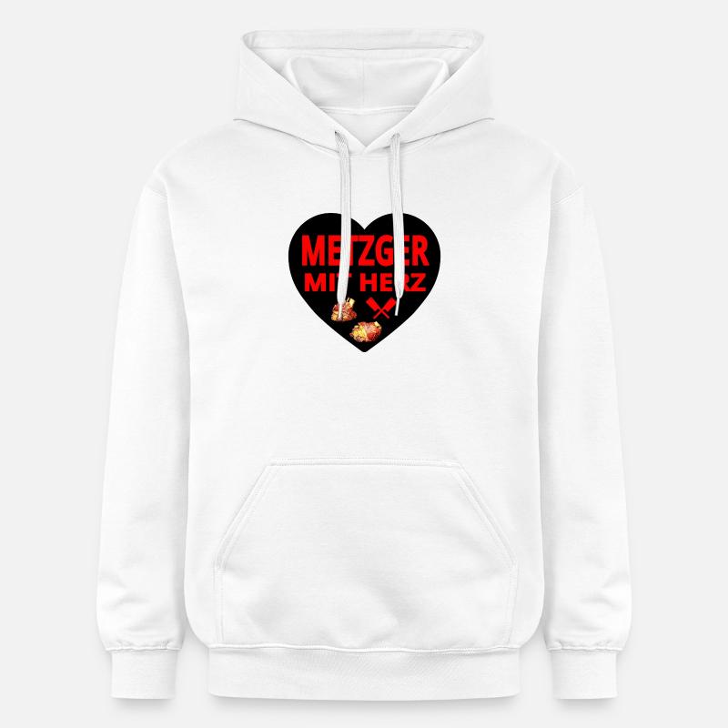 Boucher - Sweat à capuche Softstyle® Gildan Unisexe - blanc