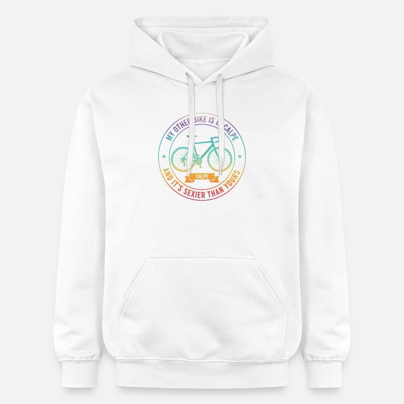 Tee de la rivalité vélo Calpe - Sweat à capuche Softstyle® Gildan Unisexe - blanc