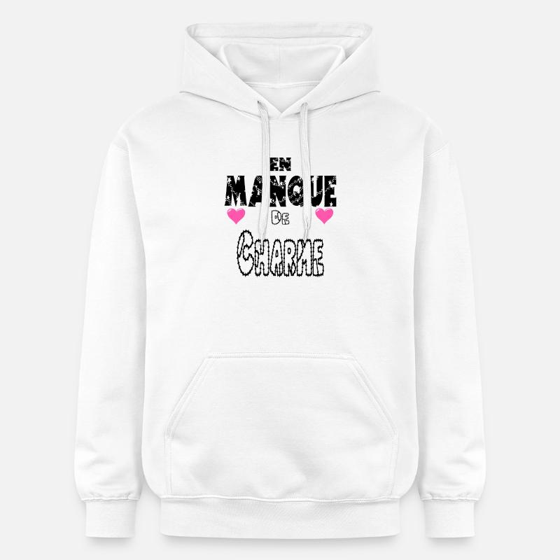 En Manque de Charme - Sweat à capuche Softstyle® Gildan Unisexe - blanc