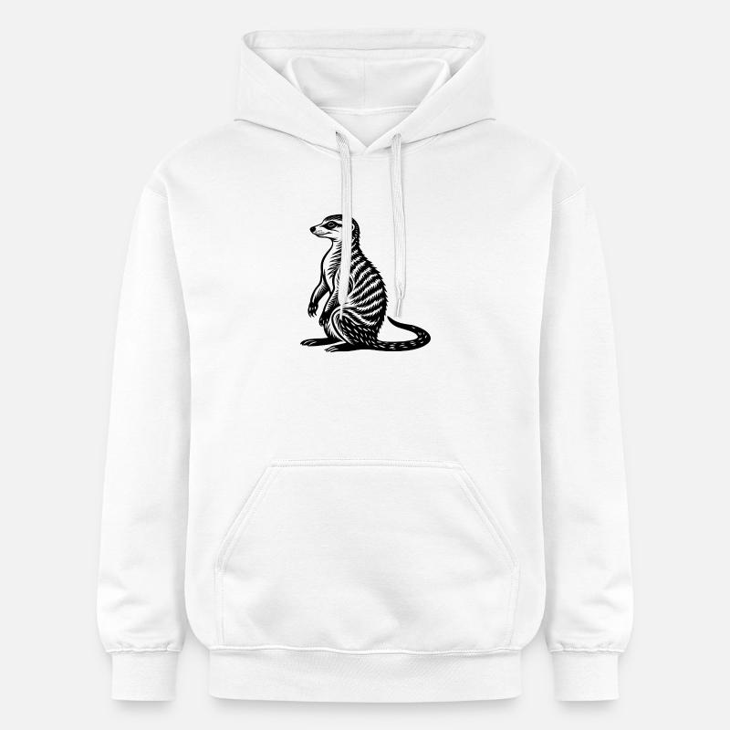 Suricate - Sweat à capuche Softstyle® Gildan Unisexe - blanc