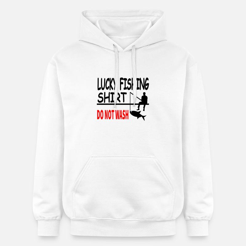 Pêche - Sweat à capuche Softstyle® Gildan Unisexe - blanc