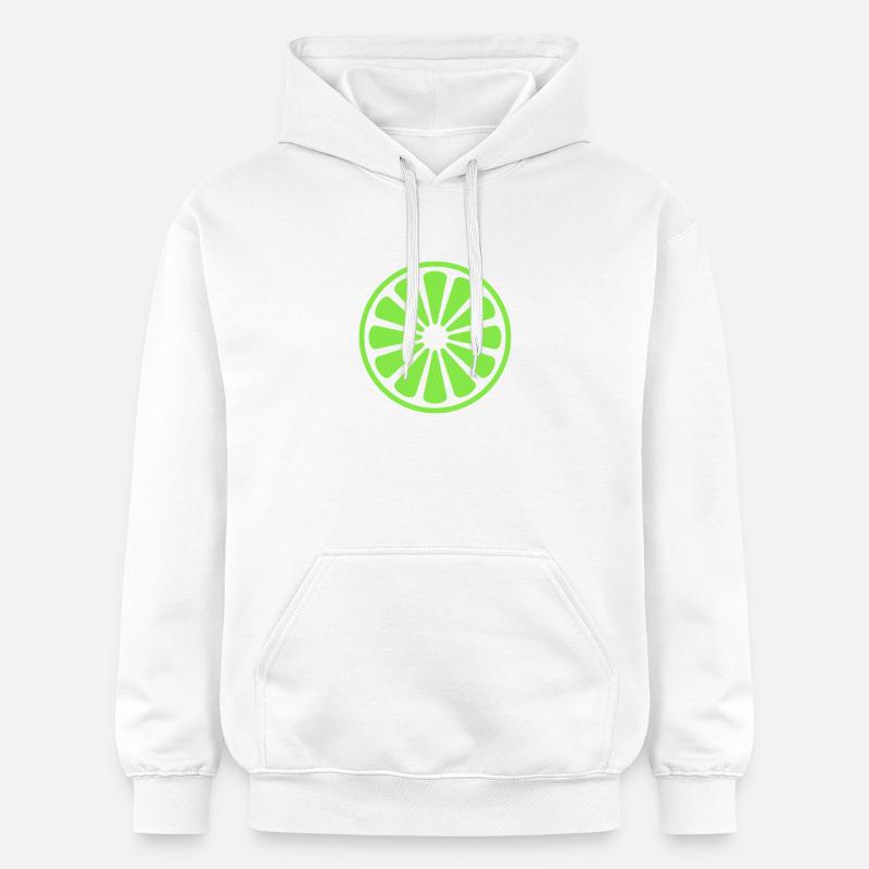 Tranche de citron vert - Sweat à capuche Softstyle® Gildan Unisexe - blanc