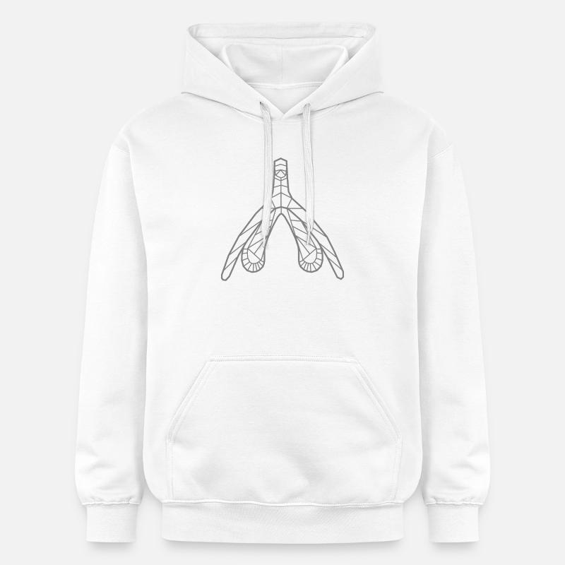 Klitoris_grau - Sweat à capuche Softstyle® Gildan Unisexe - blanc