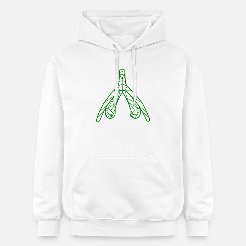 Klitoris_moos - Sweat à capuche Softstyle® Gildan Unisexe - blanc