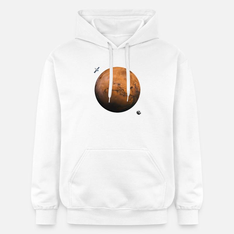Planète Mars - Sweat à capuche Softstyle® Gildan Unisexe - blanc