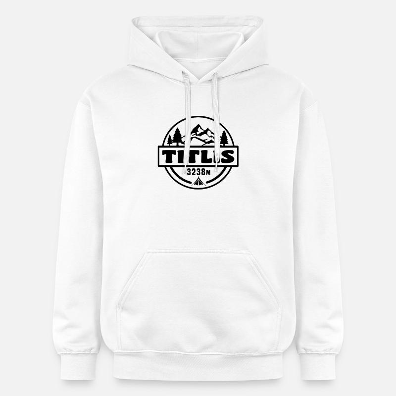 Titlis - Sweat à capuche Softstyle® Gildan Unisexe - blanc