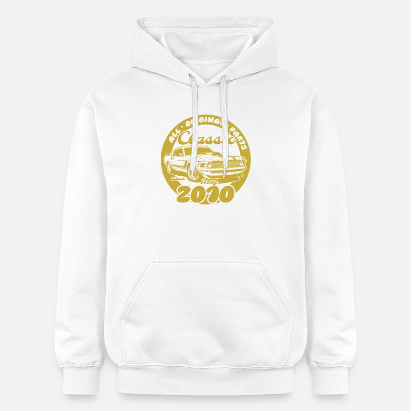 16e anniversaire - Classic Musclecar 05/2010 - Sweat à capuche Softstyle® Gildan Unisexe - blanc