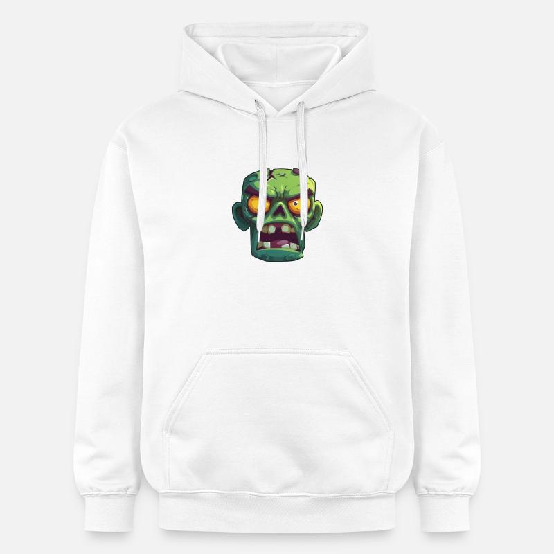 zombie, créature de la fête halloween - Sweat à capuche Softstyle® Gildan Unisexe - blanc