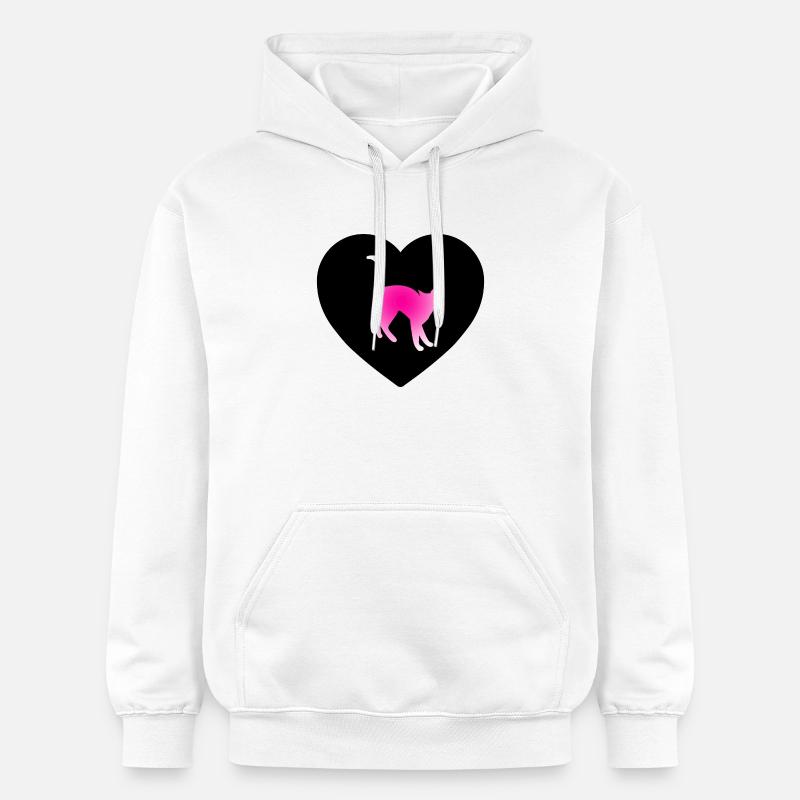 félin - Sweat à capuche Softstyle® Gildan Unisexe - blanc