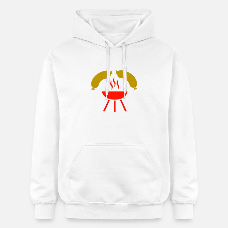 Griller - Sweat à capuche Softstyle® Gildan Unisexe - blanc