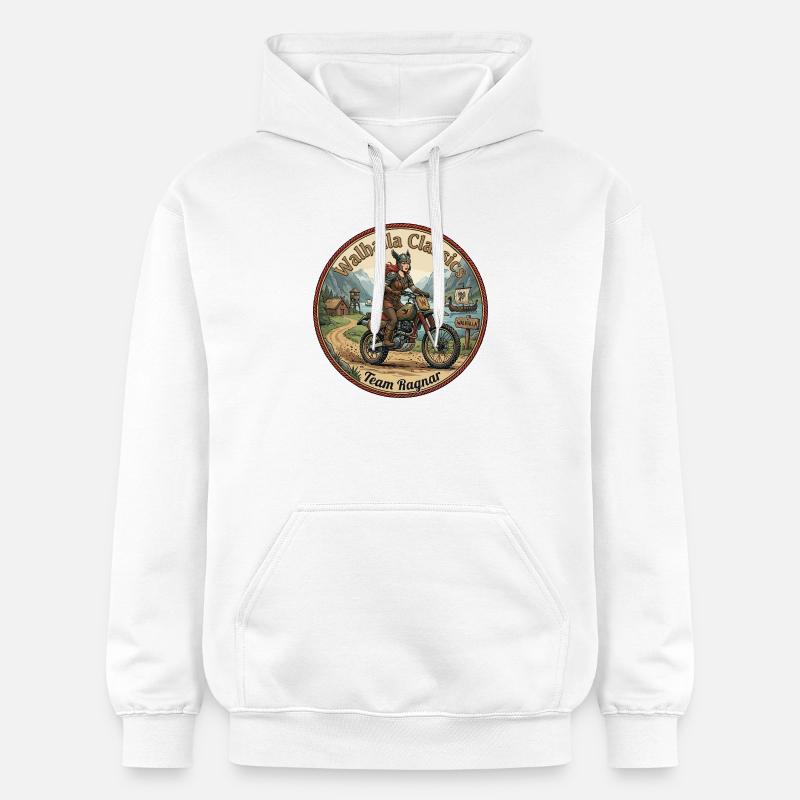 Walhalla Classics - Équipe Ragnar - Sweat à capuche Softstyle® Gildan Unisexe - blanc