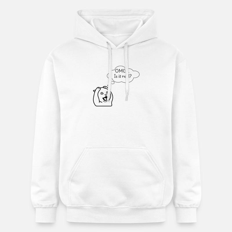 OMG - Sweat à capuche Softstyle® Gildan Unisexe - blanc