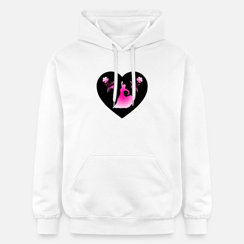 Danser - Sweat à capuche Softstyle® Gildan Unisexe - blanc