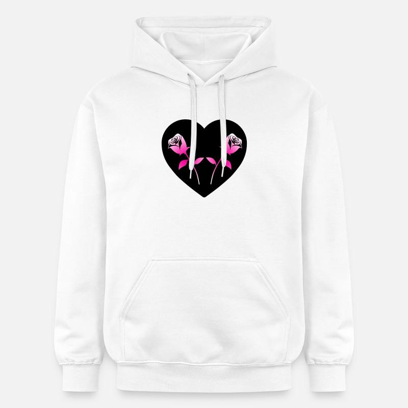 Roses - Sweat à capuche Softstyle® Gildan Unisexe - blanc