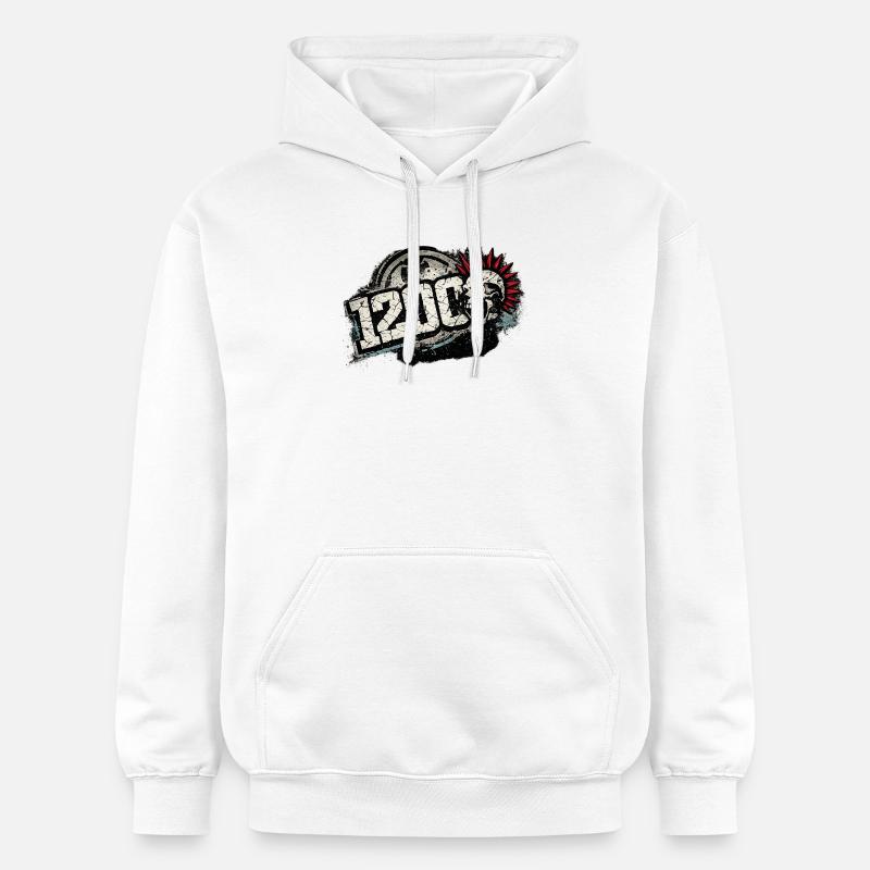 1200_Punk - Sweat à capuche Softstyle® Gildan Unisexe - blanc