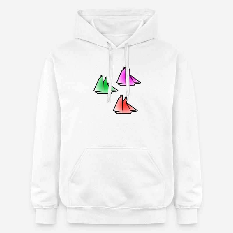 Voile - Sweat à capuche Softstyle® Gildan Unisexe - blanc