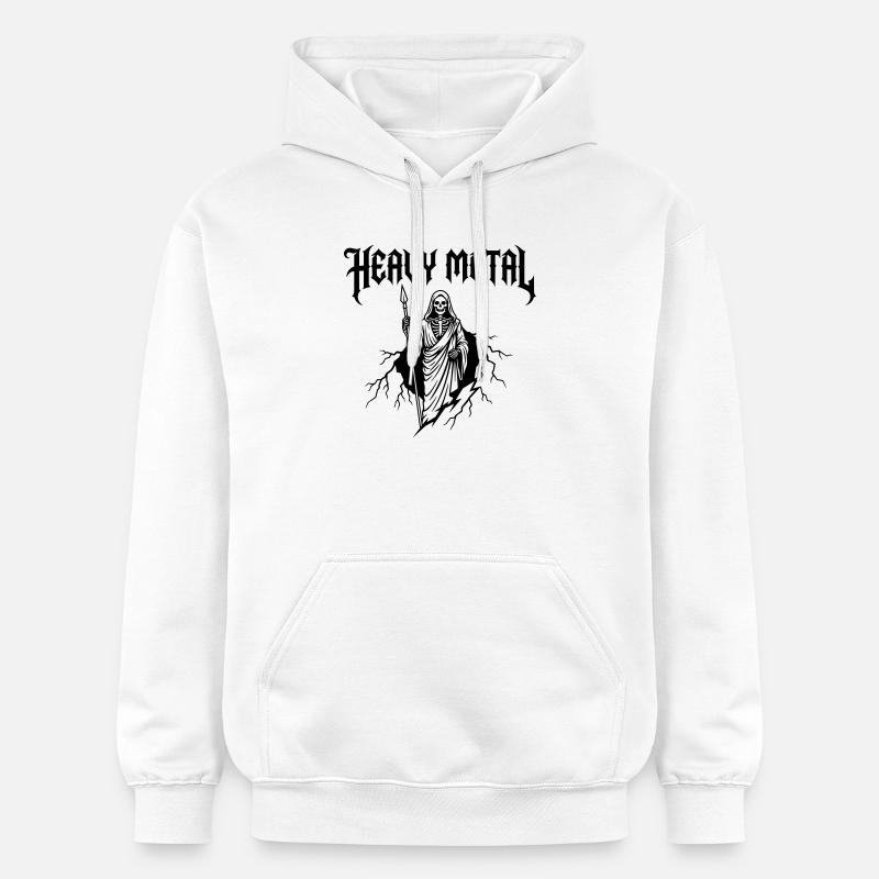 Musique heavy metal - Sweat à capuche Softstyle® Gildan Unisexe - blanc